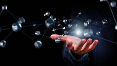 Ağ iletişimi ve iletişim kavramı. Karışık teknik