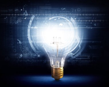 Yenilikçi teknoloji fikirler. Karışık teknik