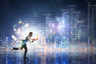 İş harekete geçti. Karışık teknik