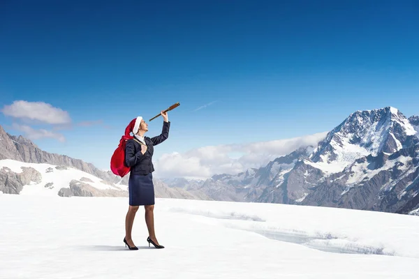 Achten Sie darauf, Ihr Geschenk zu bekommen. Gemischte Medien — Stockfoto