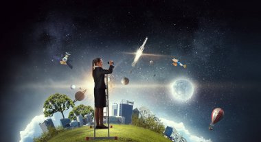 Yeni bir şey bulmak için. Karışık teknik