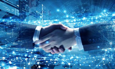 Teknolojileri insanlar bağlanmak için. Karışık teknik