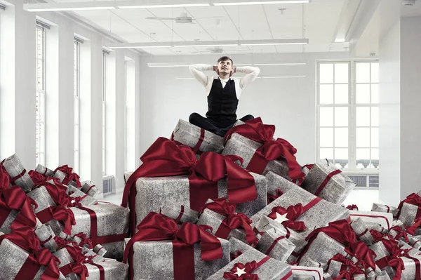 そのクリスマスの偉大な販売。ミクスト メディア — ストック写真