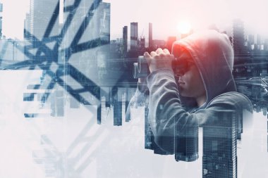 Şehrin suçlu. Karışık teknik