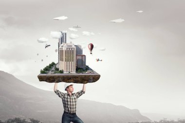 Bu proje onun elimize geçer. Karışık teknik