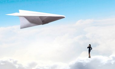 Bu duyguyu özgürlük. Karışık teknik