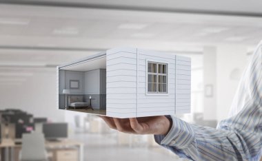 Bu tasarım kişiliği vardır. Karışık teknik