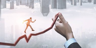 Başarı kadar yükseliyor. Karışık teknik