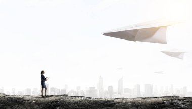 Bu duyguyu özgürlük. Karışık teknik