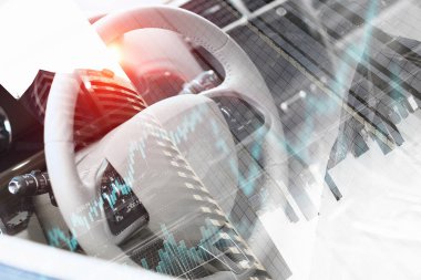 Zarif araba kapatma. Karışık teknik