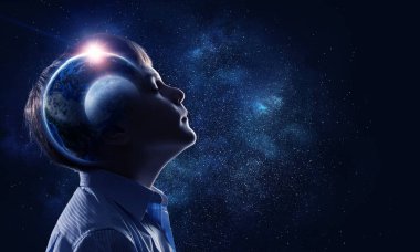 Bu büyük dünya keşfetmek. Karışık teknik