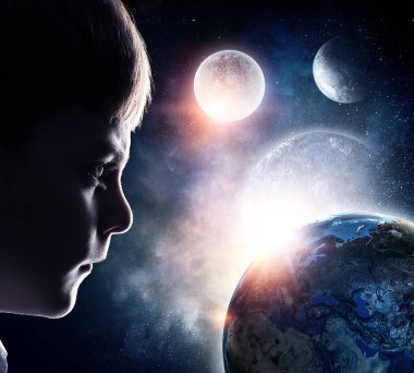 Bu büyük dünya keşfetmek. Karışık teknik