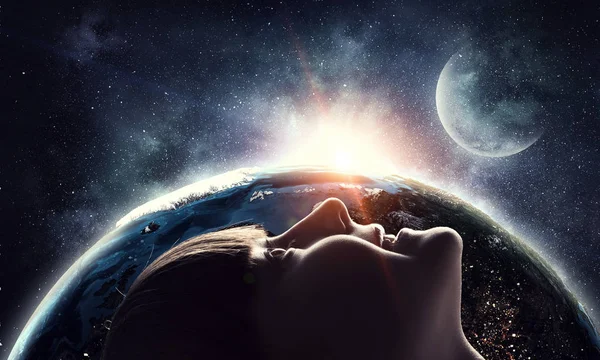 Bu büyük dünya keşfetmek. Karışık teknik