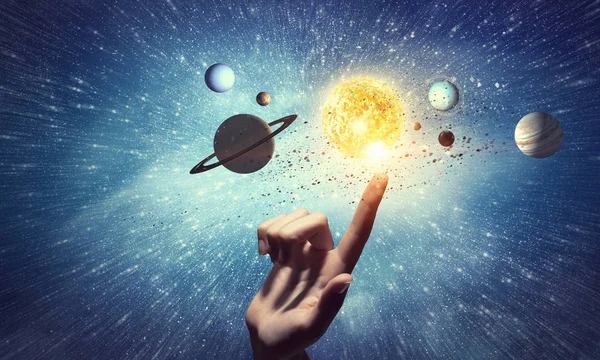 Unser einzigartiges Universum — Stockfoto