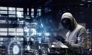 Ağ güvenliği ve gizlilik suç. Karma ortam. Karışık teknik