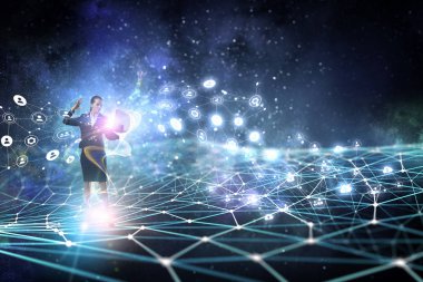 Internet alanı sörf. Karışık teknik