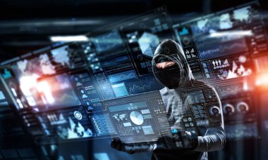 Ağ güvenliği ve gizlilik suç. Karma ortam. Karışık teknik