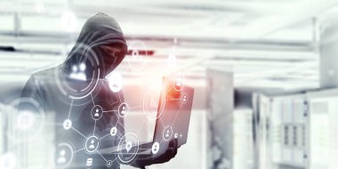 Ağ güvenliği ve gizlilik suç. Karma ortam. Karışık teknik