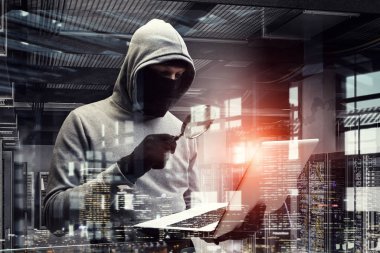 Ağ güvenliği ve gizlilik suç. Karma ortam. Karışık teknik