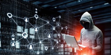 Ağ güvenliği ve gizlilik suç. Karma ortam. Karışık teknik