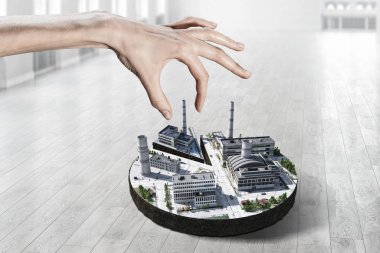 Endüstriyel yapı kavramı. Karışık teknik