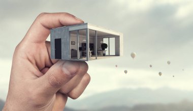 Bu tasarım kişiliği vardır. Karışık teknik