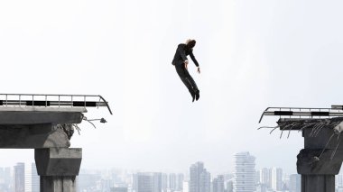 İş işadamı kavramı sorunları üstesinden gelmek. Karışık teknik