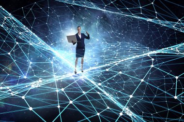 Internet alanı sörf. Karışık teknik