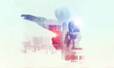 O onun hakları için savaşır. Karışık teknik