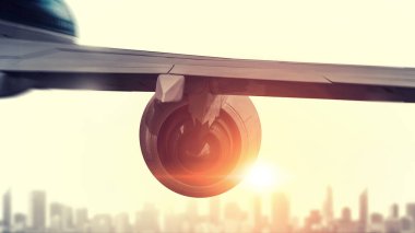 Uçağı gök yüksek. Karışık teknik