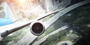 Uçağı gök yüksek. Karışık teknik