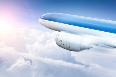 Gökyüzü sörf uçak. Karışık teknik