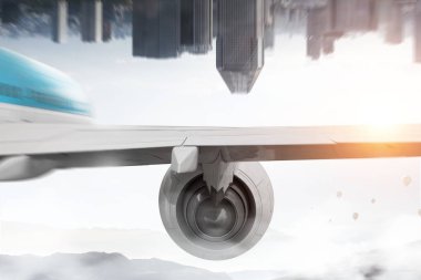 Uçağı gök yüksek. Karışık teknik