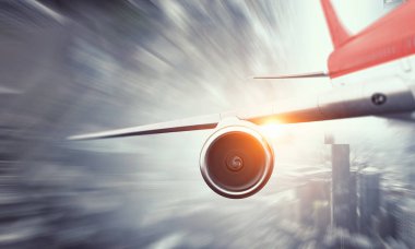 Uçağı gök yüksek. Karışık teknik