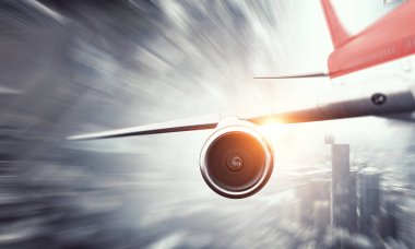 Uçağı gök yüksek. Karışık teknik