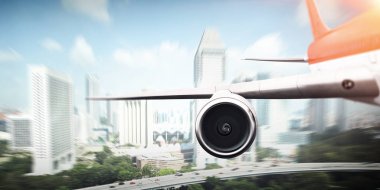 Uçağı gök yüksek. Karışık teknik