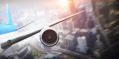 Uçağı gök yüksek. Karışık teknik