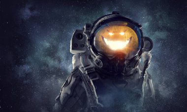 Astranaut Cadılar Bayramı karakter