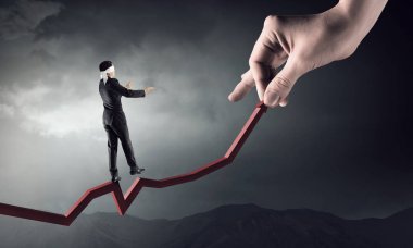 Sorun yüz zorunda işadamı