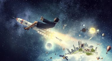 Kadın binicilik füze. Karışık teknik