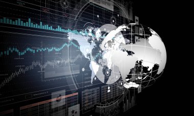 Modern bağlantı teknolojileri arka plan