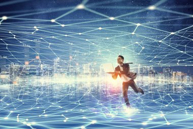 İş harekete geçti. Karışık teknik