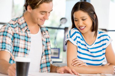 Masada iki Ofis çalışanları