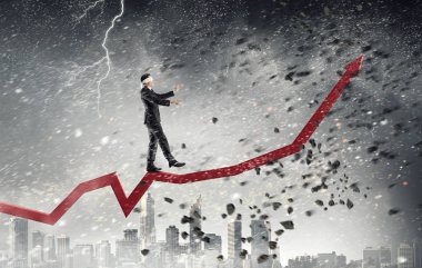 Sorun yüz zorunda işadamı