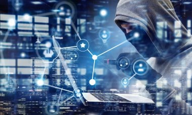 Ağ güvenliği ve gizlilik suç. Karışık teknik