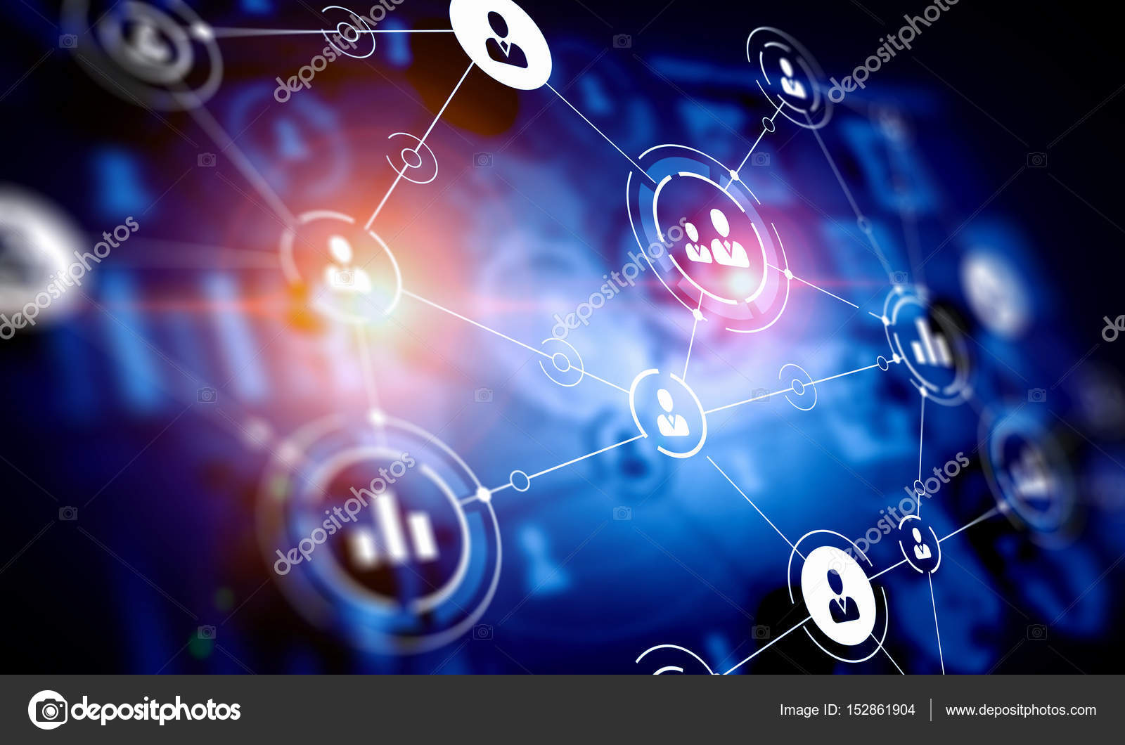 Social network background Stock Photo by ©SergeyNivens 152861904