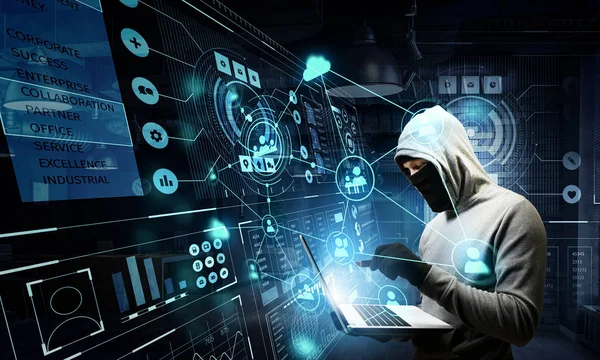 Sécurité des réseaux et criminalité liée à la vie privée. Techniques mixtes — Photo