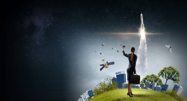 Kadının şaşırtıcı selfie yapması