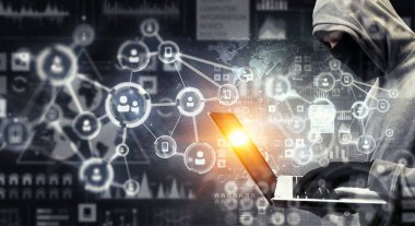 Ağ güvenliği ve gizlilik suç. Karışık teknik