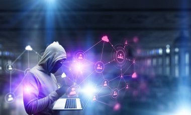 Ağ güvenliği ve gizlilik suç. Karışık teknik